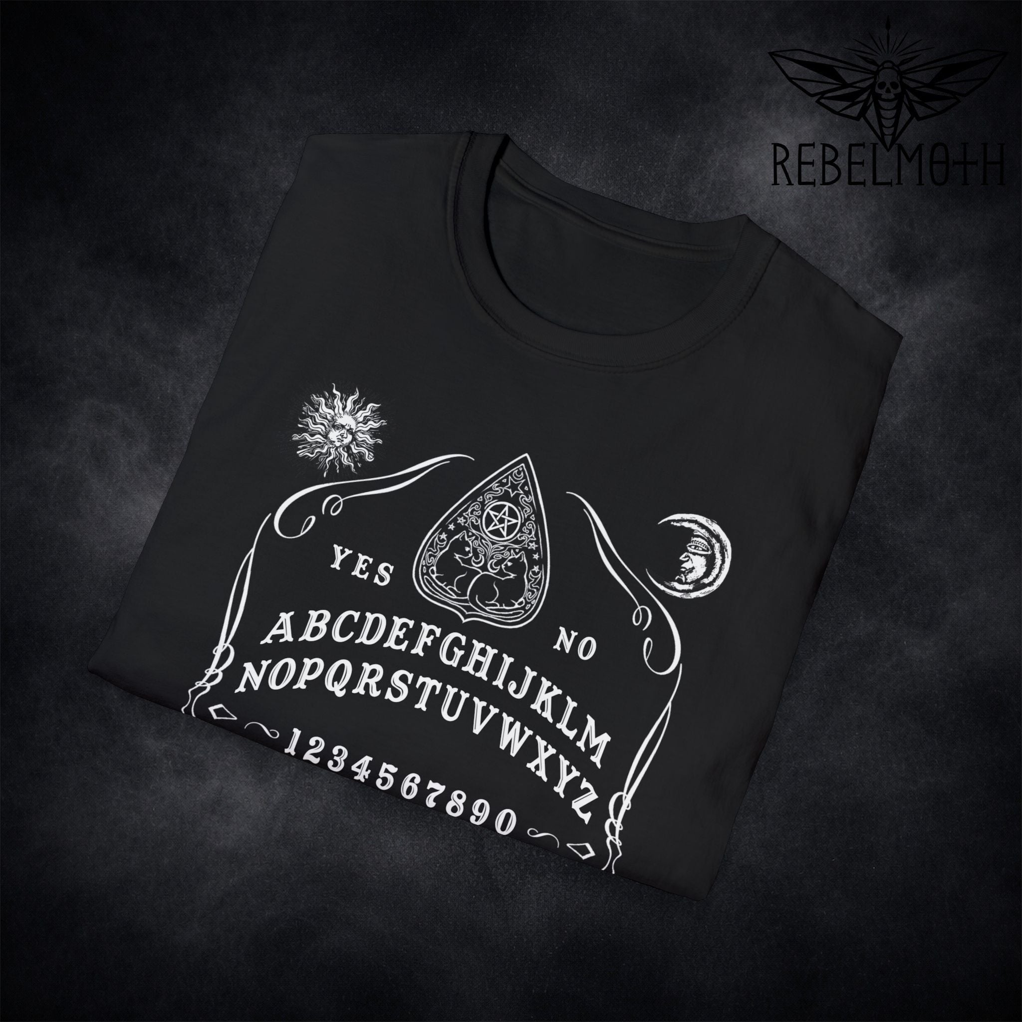 Ouija Board T-Shirt – Witchy Occult Graphic Tee