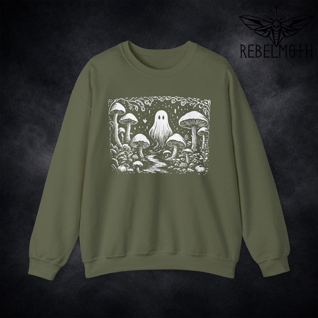 Mushroom Forest Ghost Sweatshirt