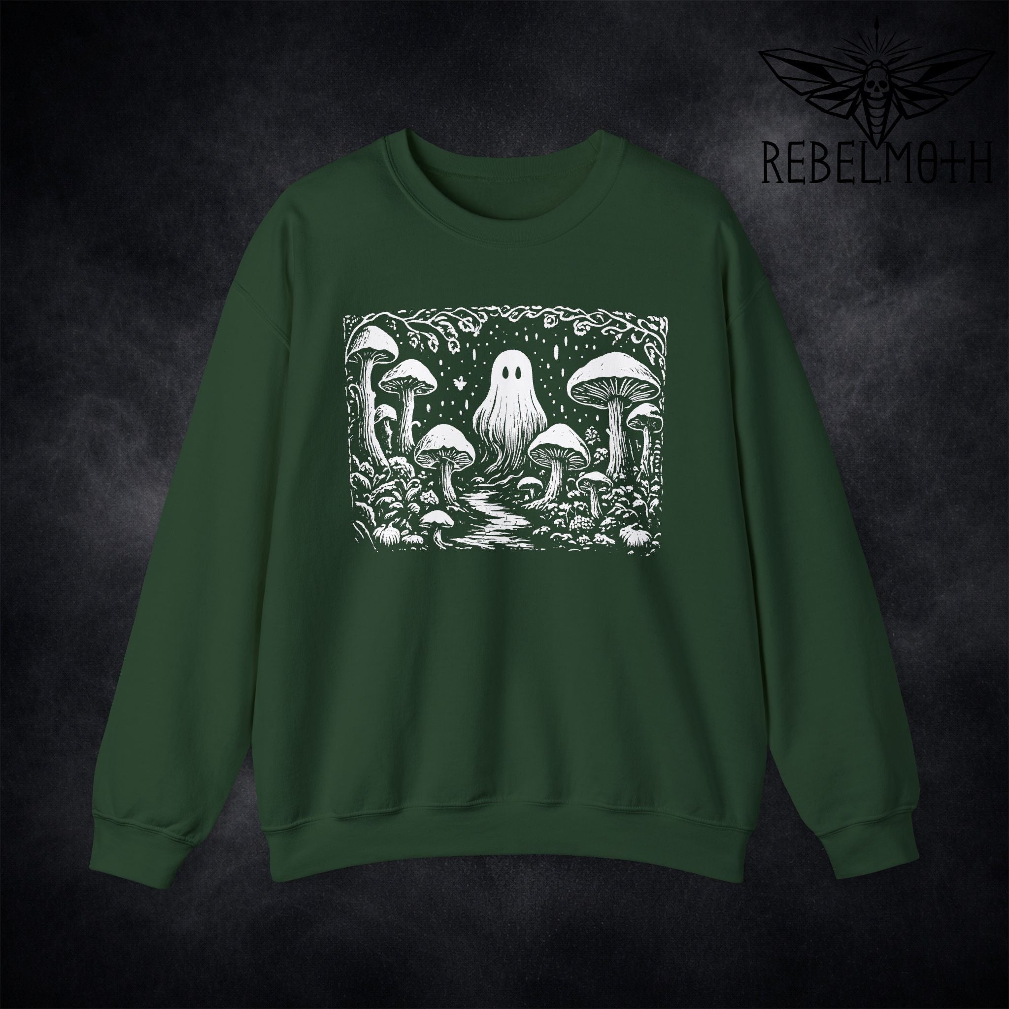 Mushroom Forest Ghost Sweatshirt