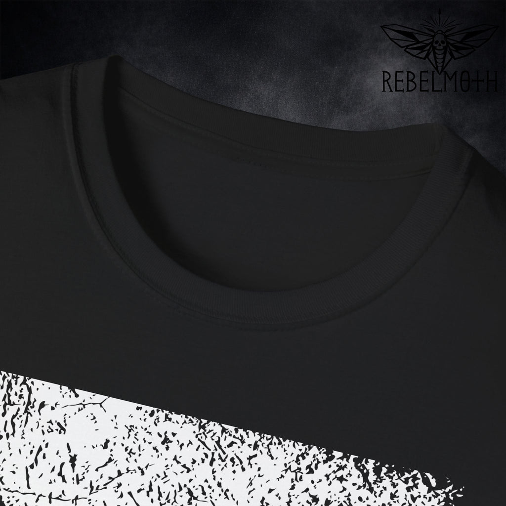 Black Cat Silhouette T-Shirt – Dark Aesthetic Graphic Tee
