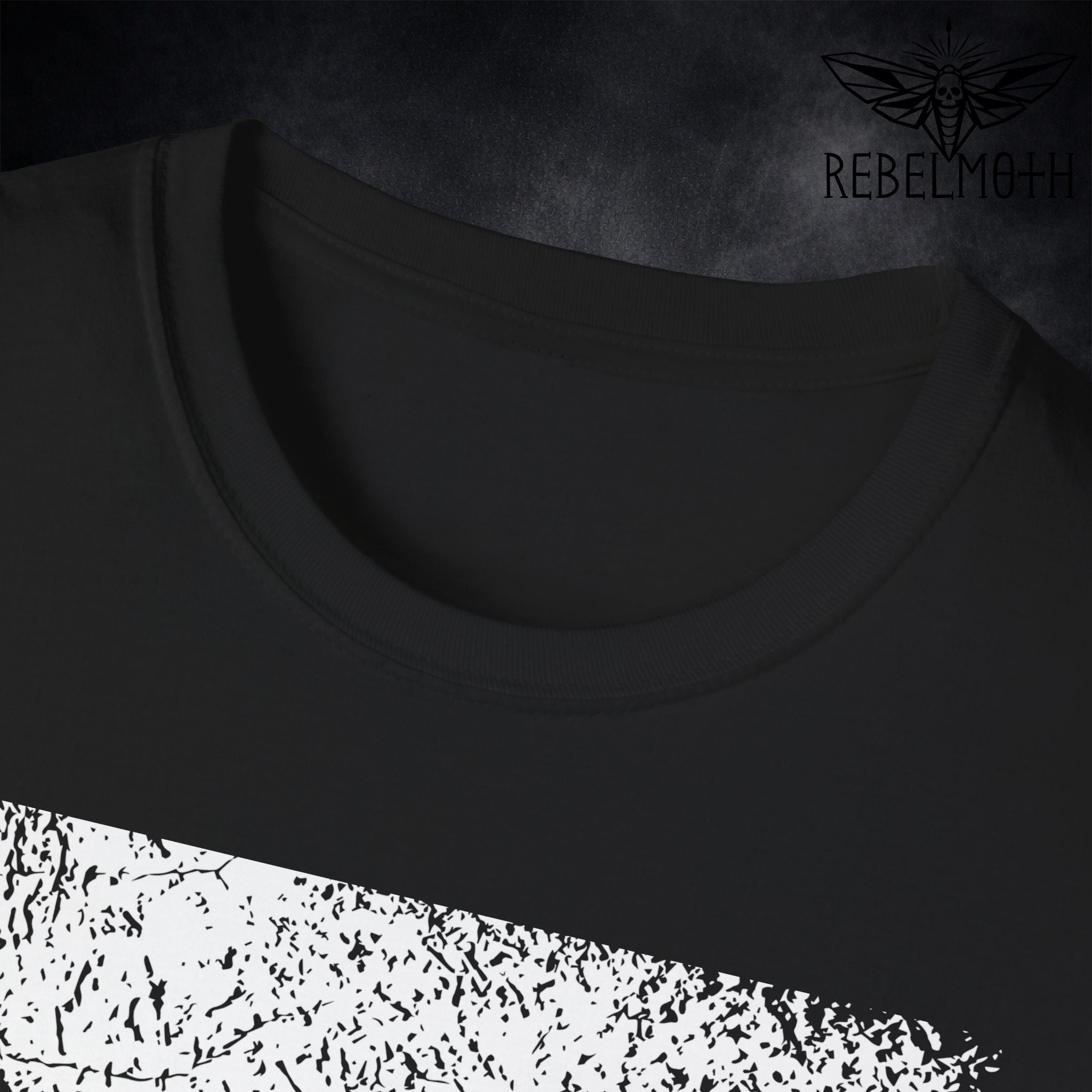 Black Cat Silhouette T-Shirt – Dark Aesthetic Graphic Tee