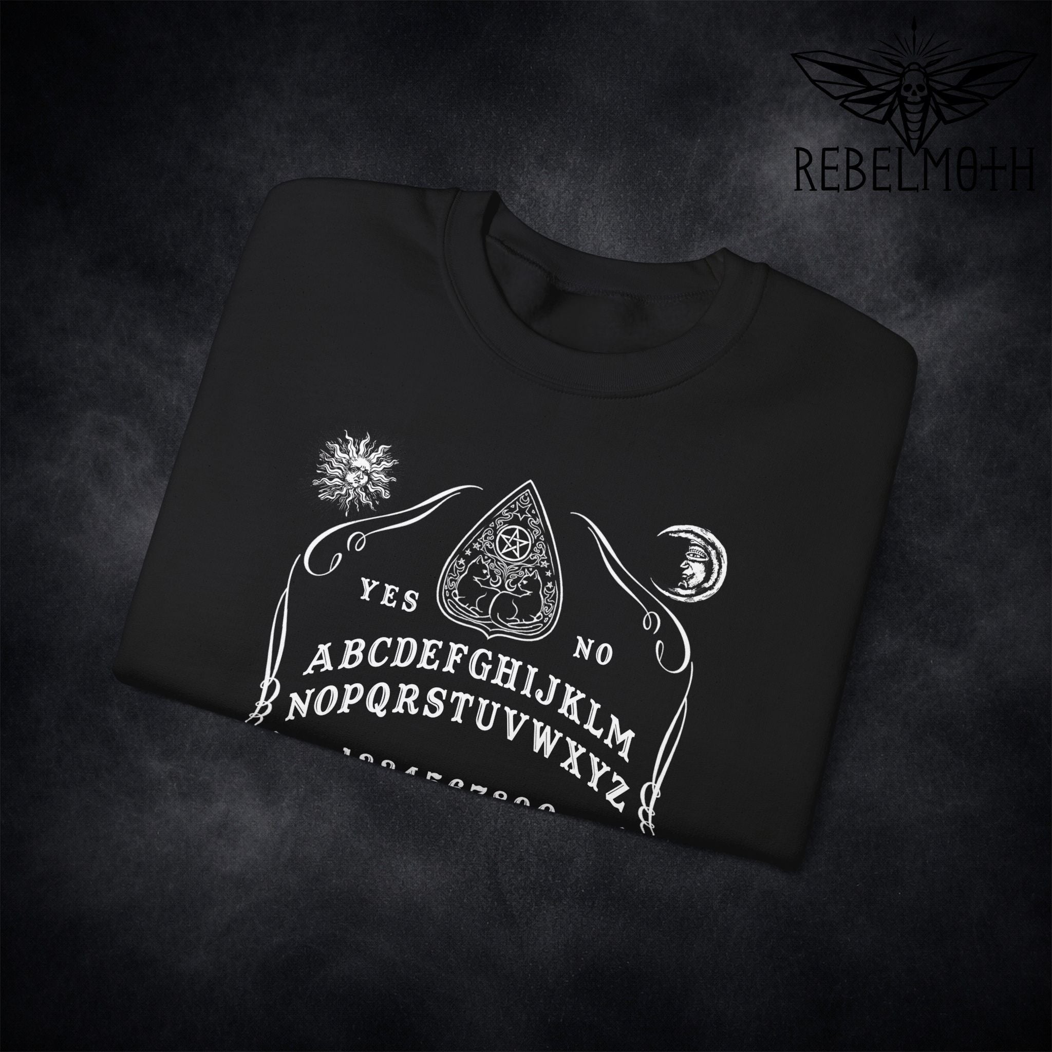 Spirit Board Sweatshirt – Vintage Occult Gothic Crewneck