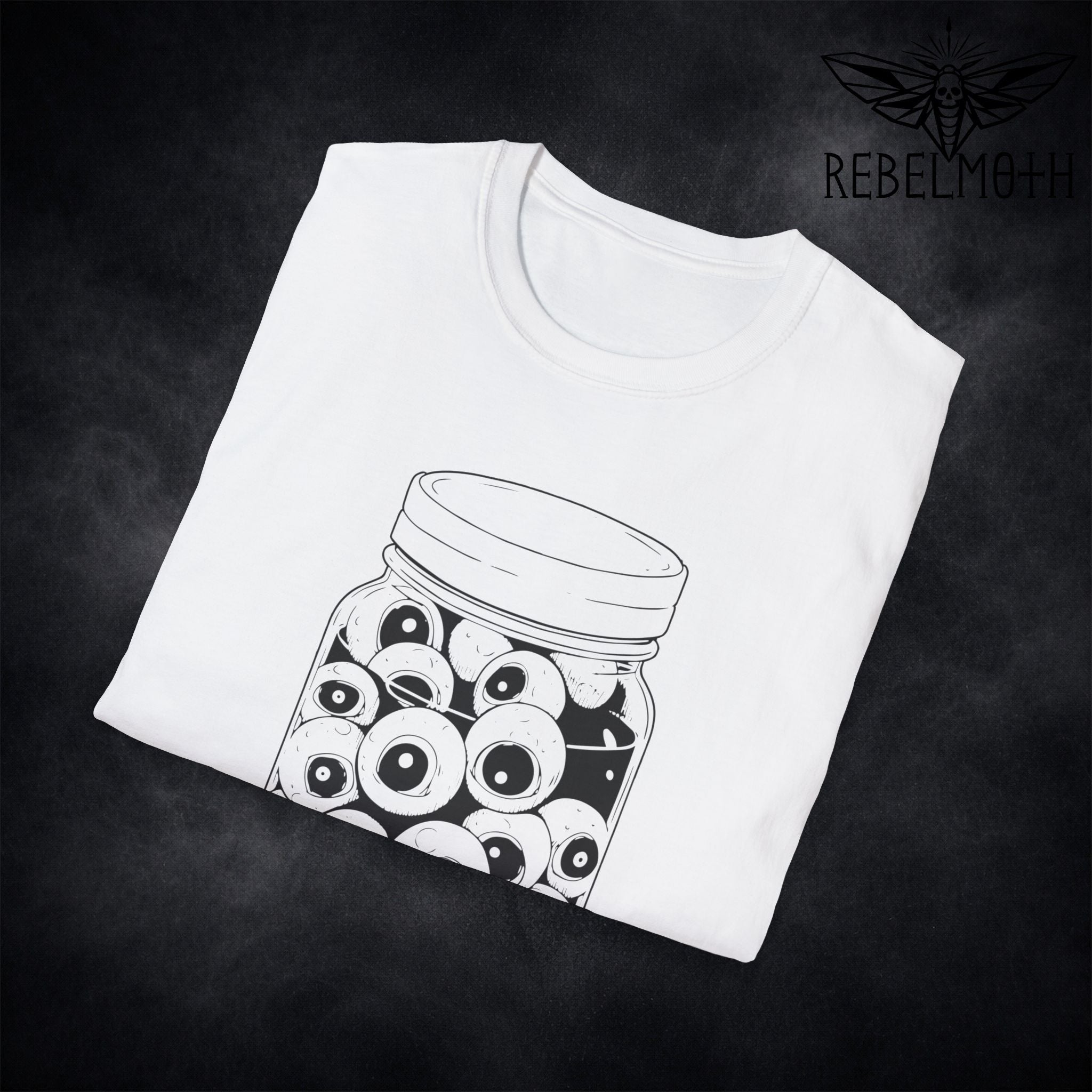 Eyeballs in a Jar T-Shirt – Weird Goth Graphic Tee