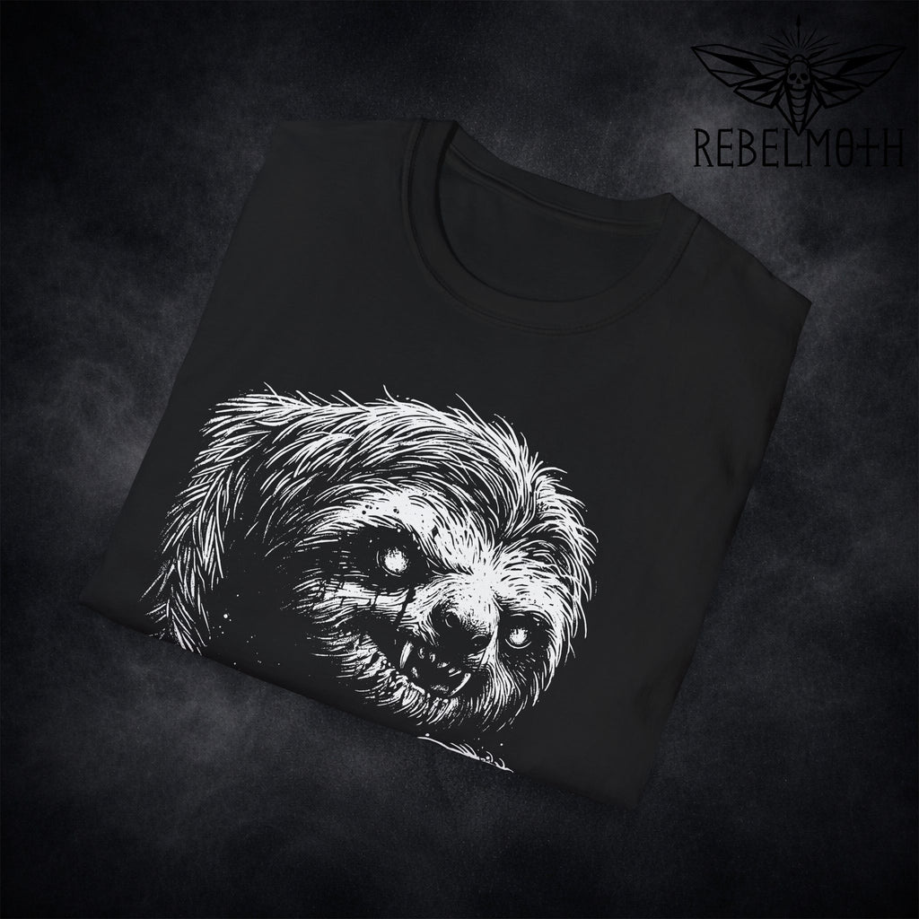 Dark Sloth T-Shirt – Gothic Weird Animal Tee