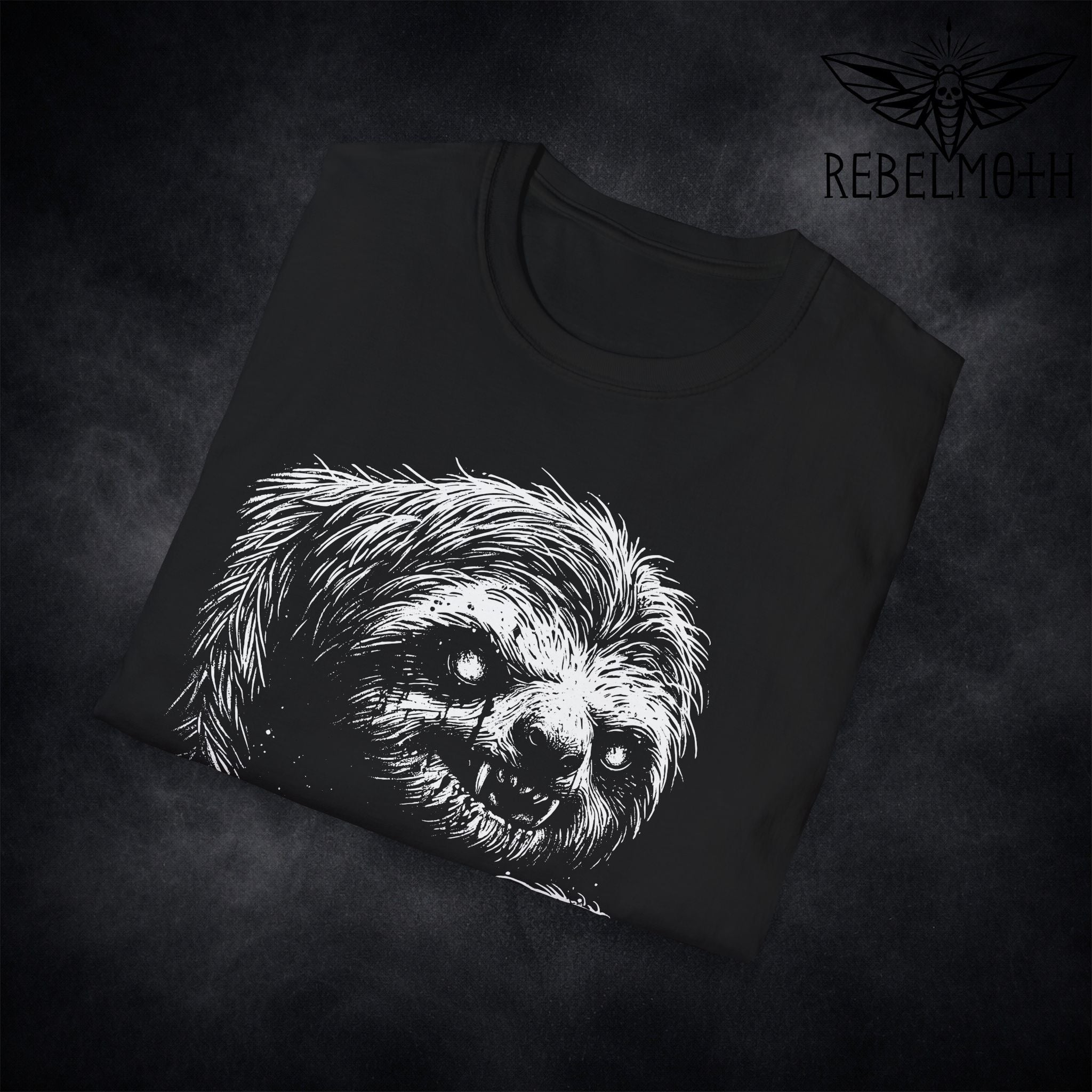 Dark Sloth T-Shirt – Gothic Weird Animal Tee