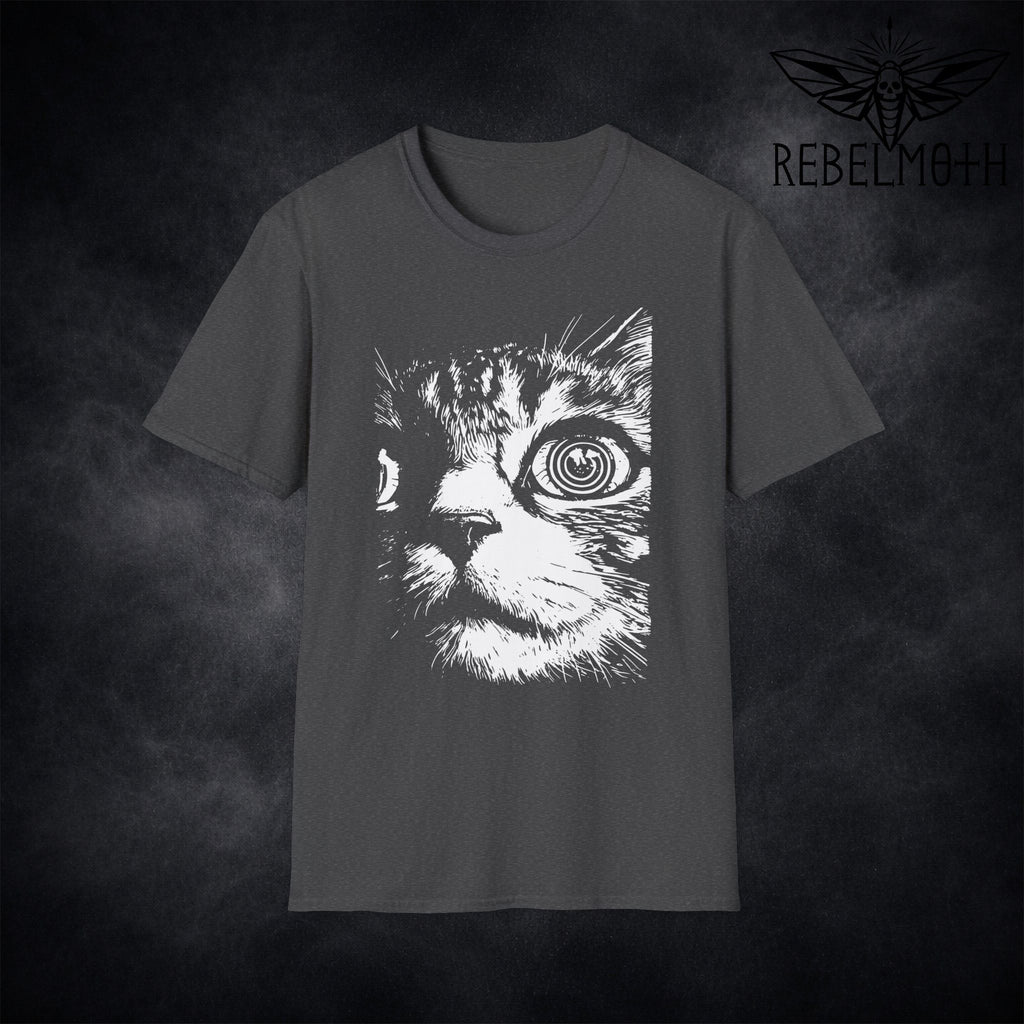 Psychedelic Cat T-Shirt – Trippy Graphic Tee