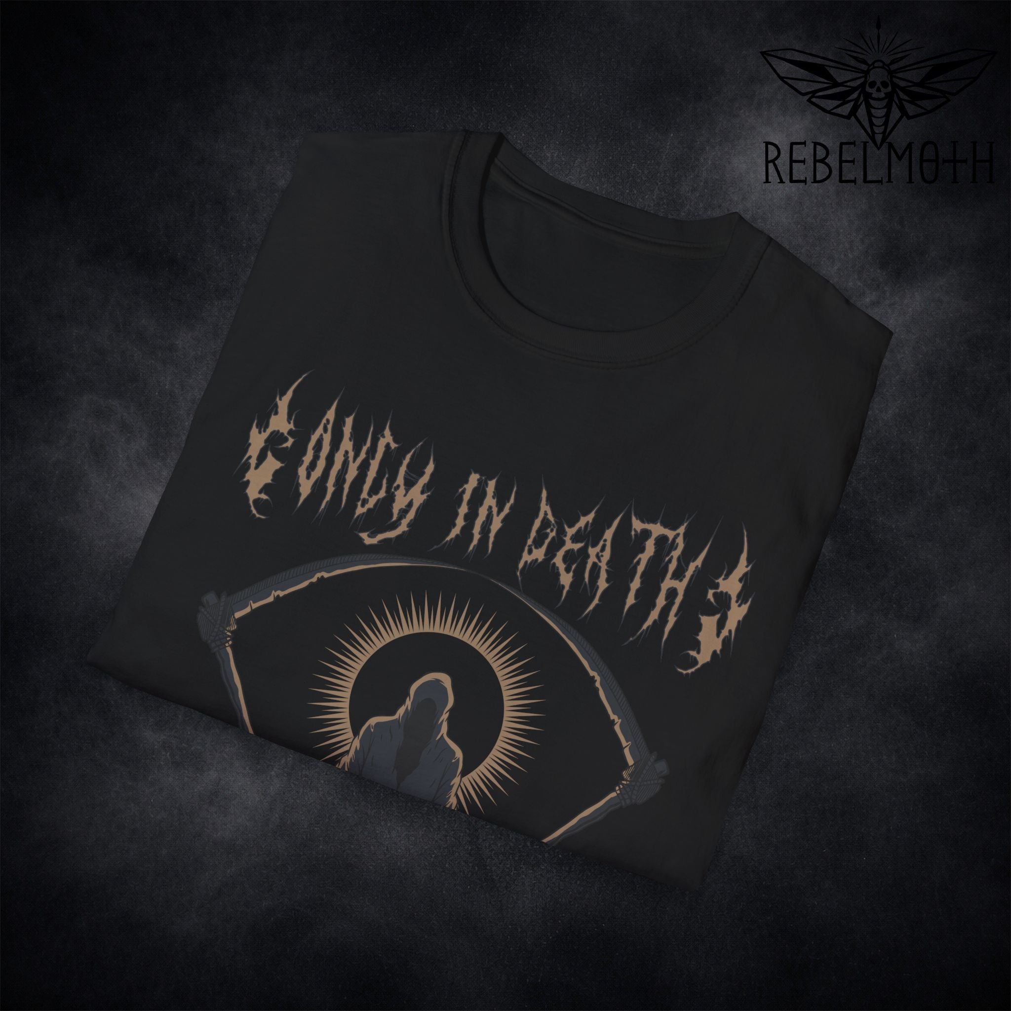 Grim Reaper Metalhead T-Shirt — Only in Death Does Duty End