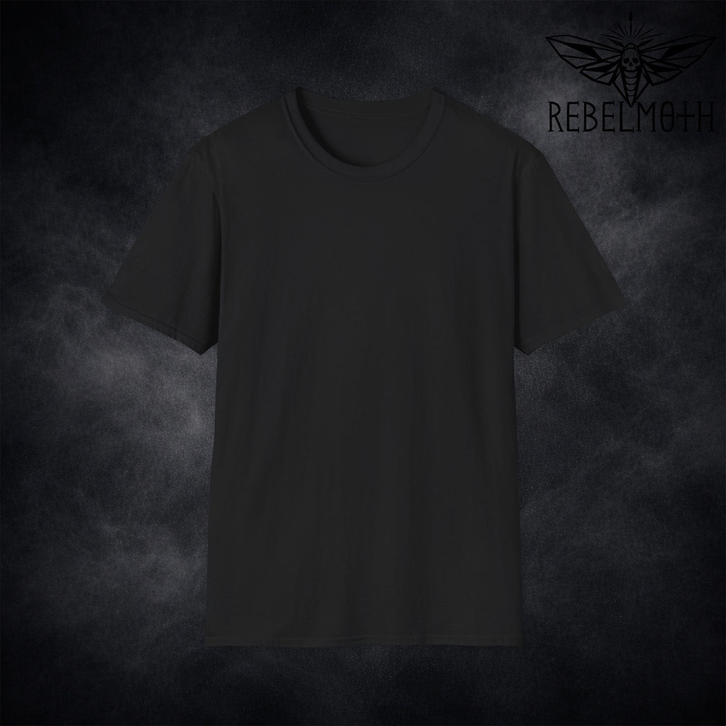 Rock On Heavy Metal Devil Horns T-Shirt – Skeleton Hand Raise Hell Tee