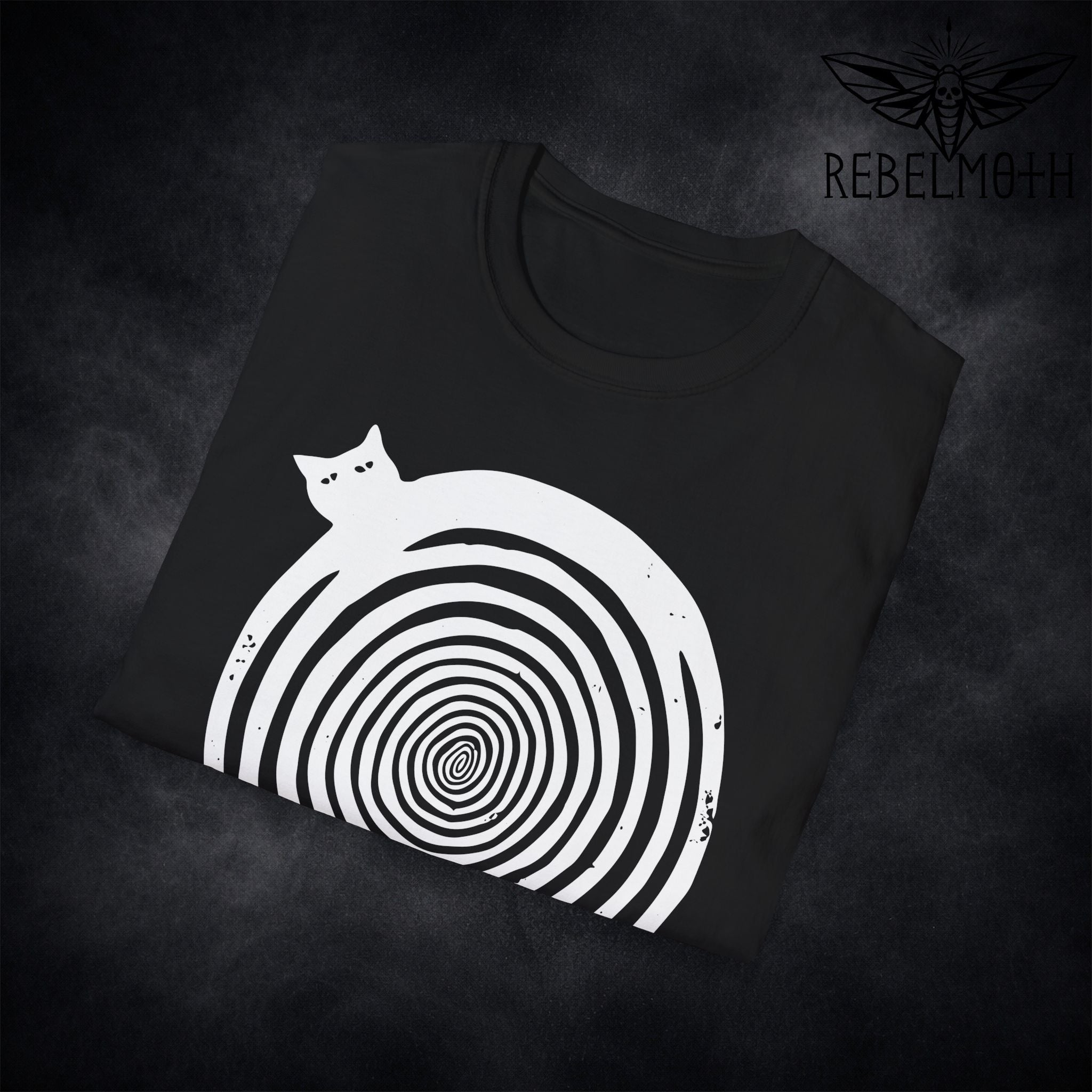 Hypnotic Cat T-Shirt - You Shall Obey Graphic Tee