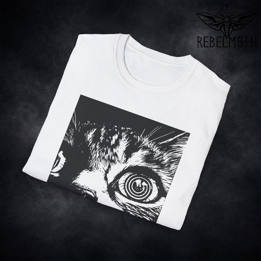 Psychedelic Cat T-Shirt – Trippy Graphic Tee