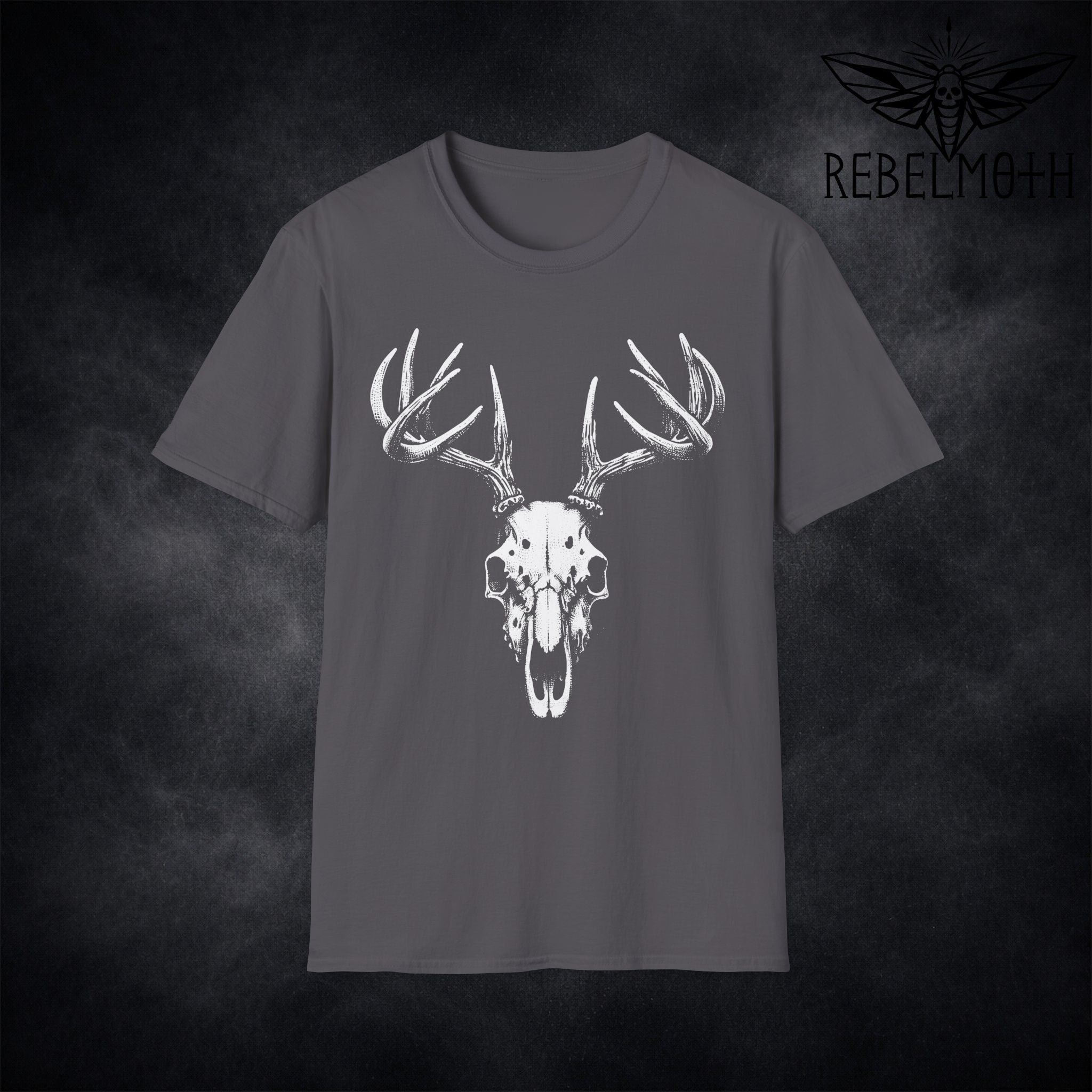 Gothic Deer Skull T-Shirt