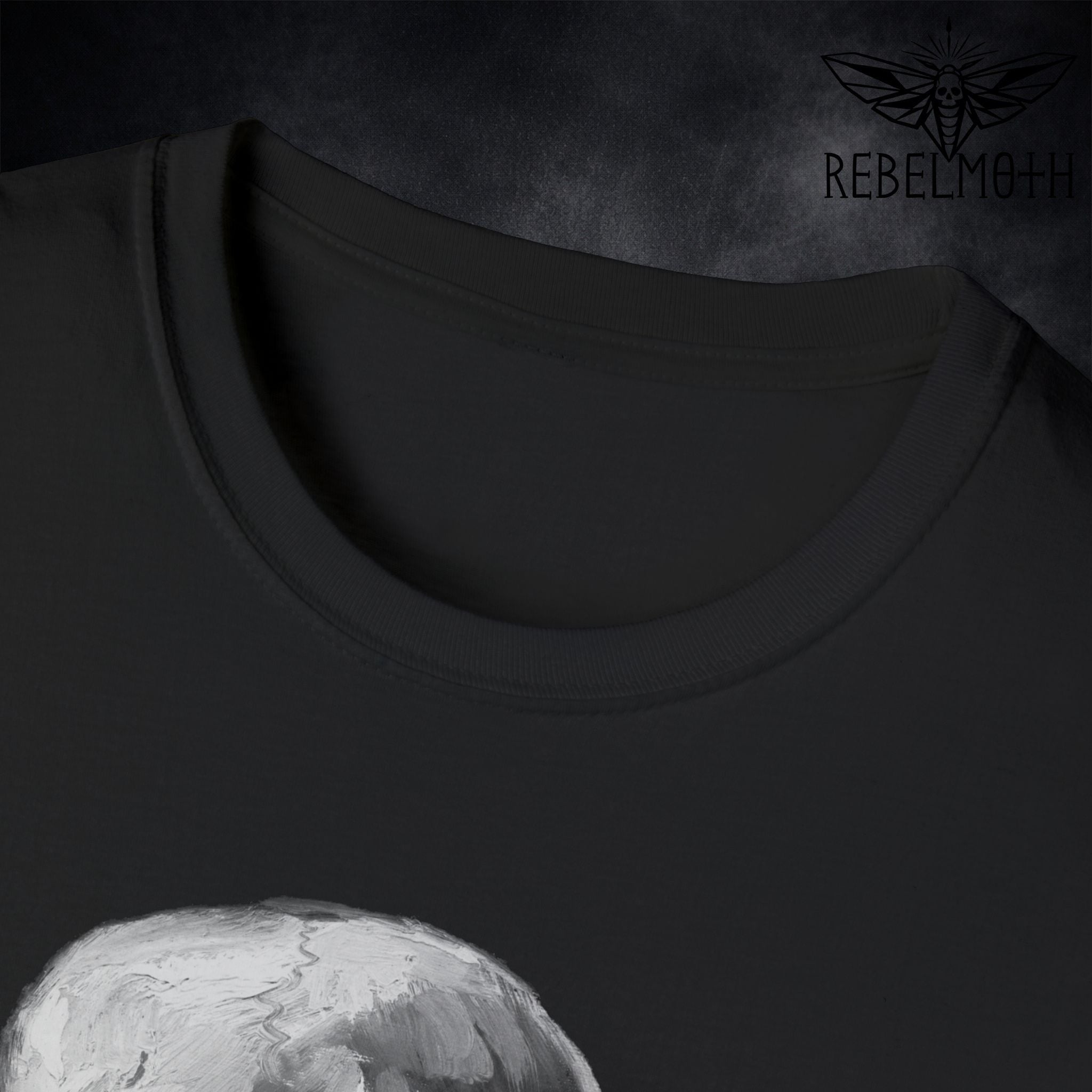 I’m Fine Smoking Skeleton T-Shirt – Dark Humor Goth Tee