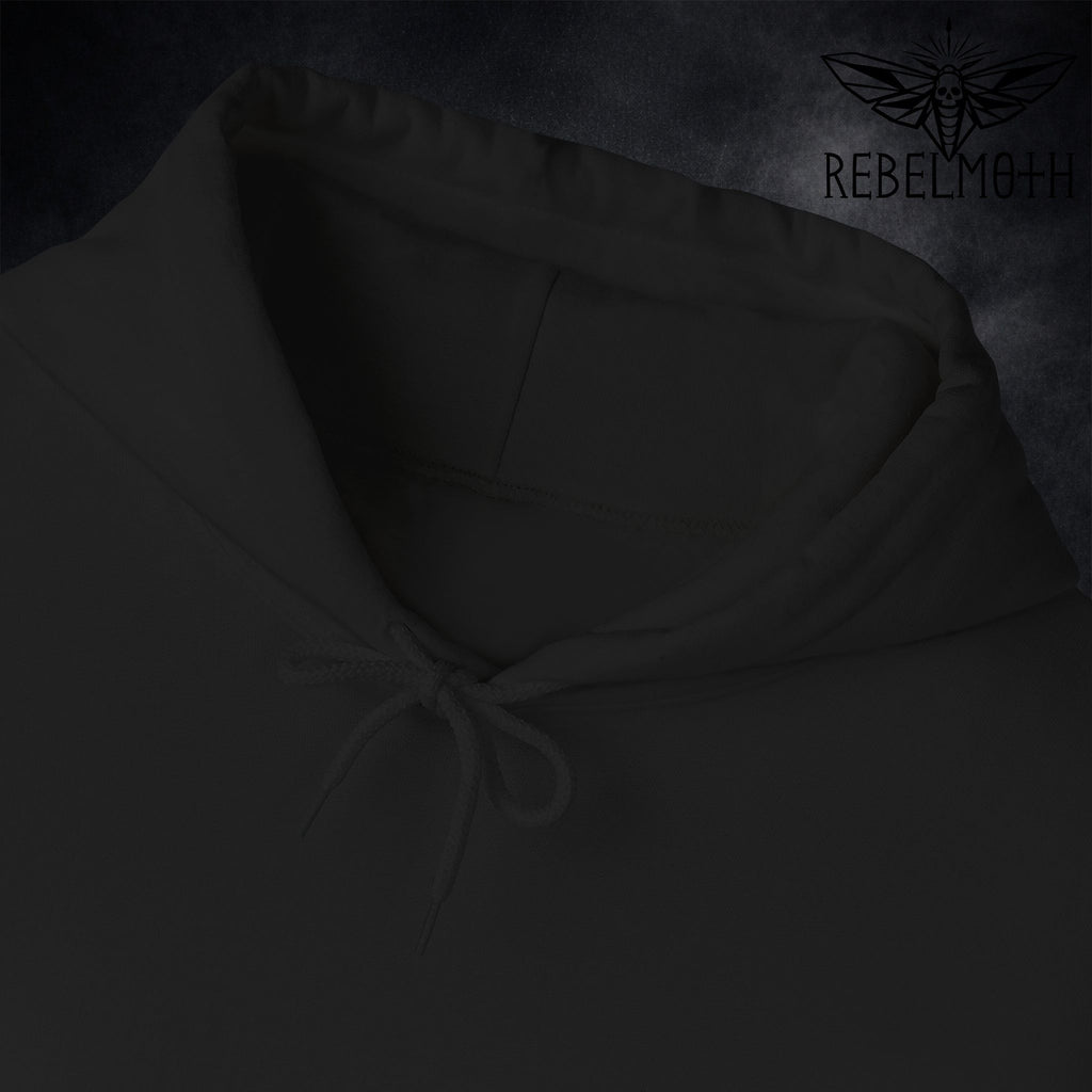 Raise Hell Devil Horns Hoodie – Skeleton Hand Metal Streetwear
