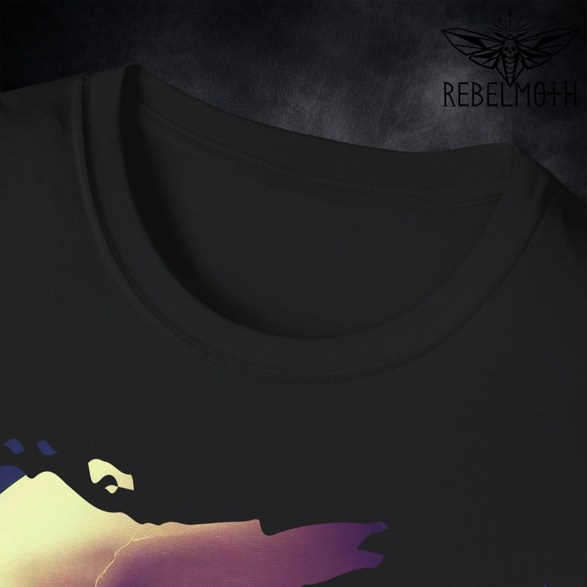 Dark Floral Skull T-Shirt