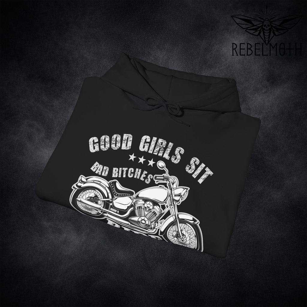 Biker motorcycle hoodie “Bad Bitches Ride”