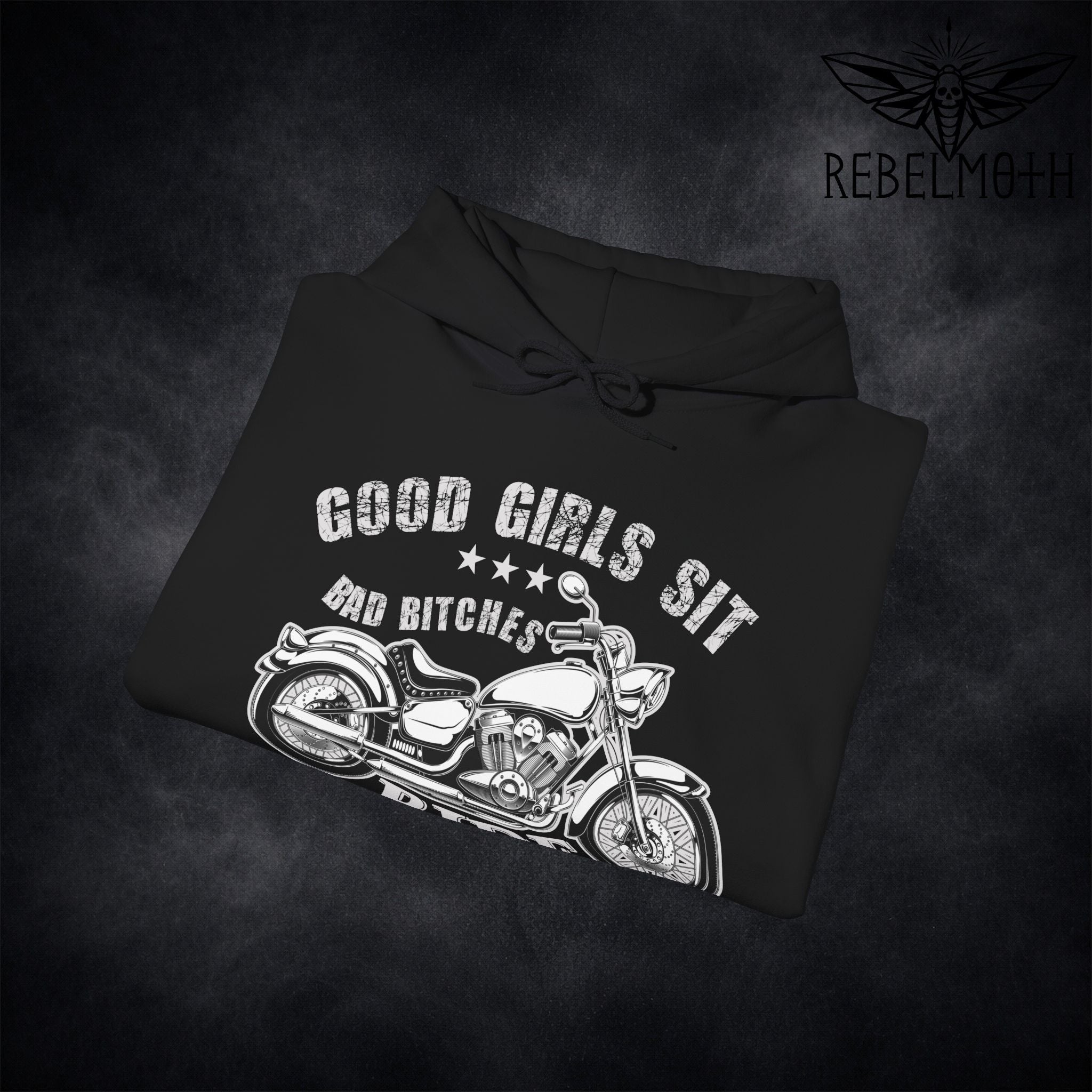 Biker motorcycle hoodie “Bad Bitches Ride”