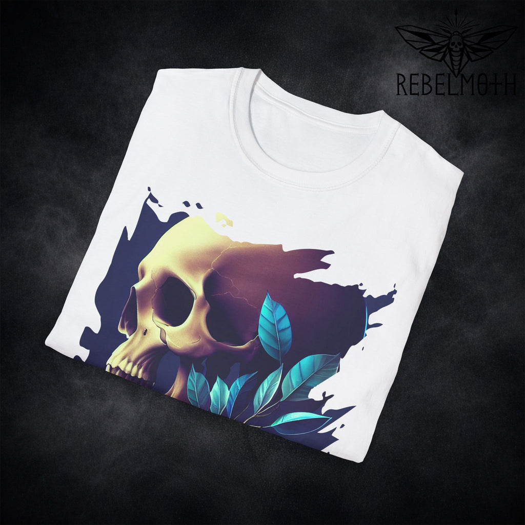 Dark Floral Skull T-Shirt