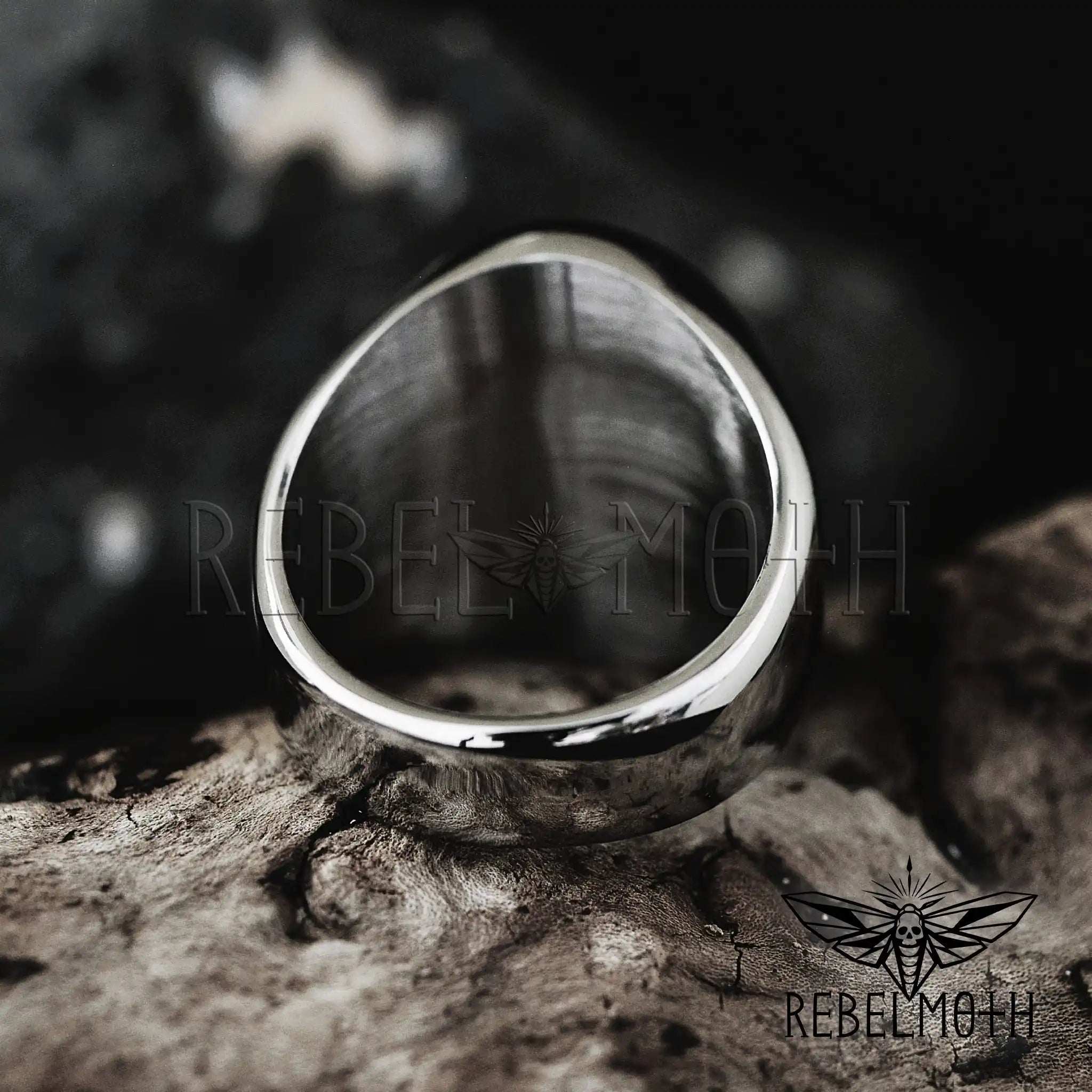 Sigil of Lucifer Occult Ring – Stainless Steel Gothic Signet Ring