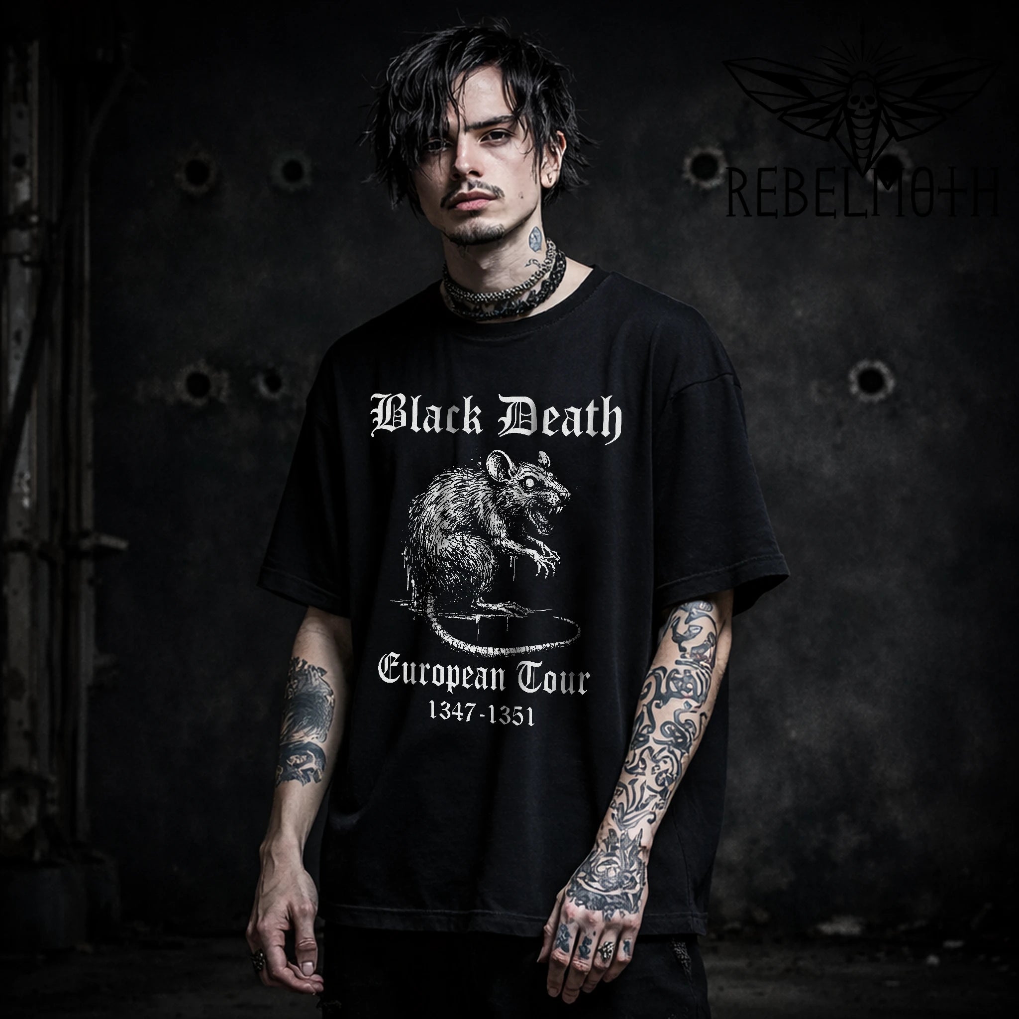 Black Death European Tour T-Shirt