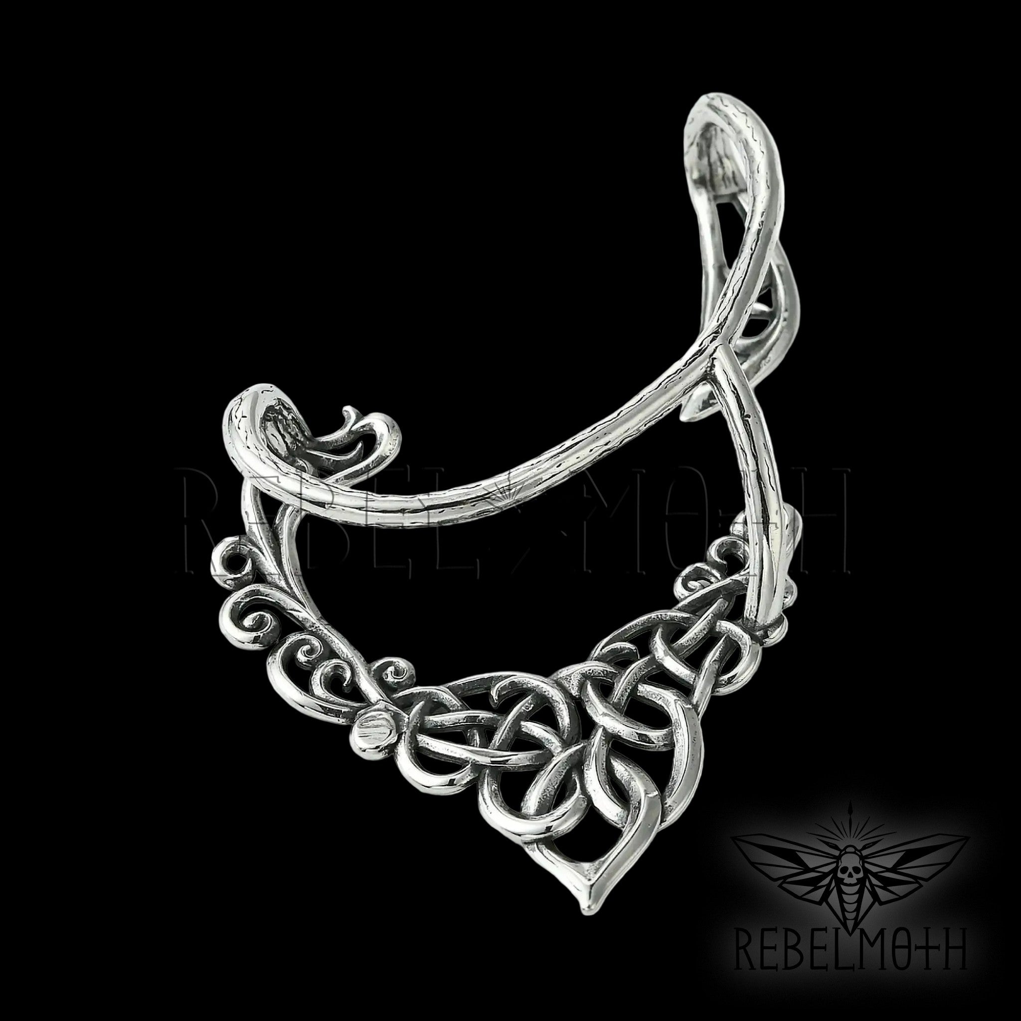 Dark Elf Ear Cuff – Celtic Knot No Piercing Ear Wrap