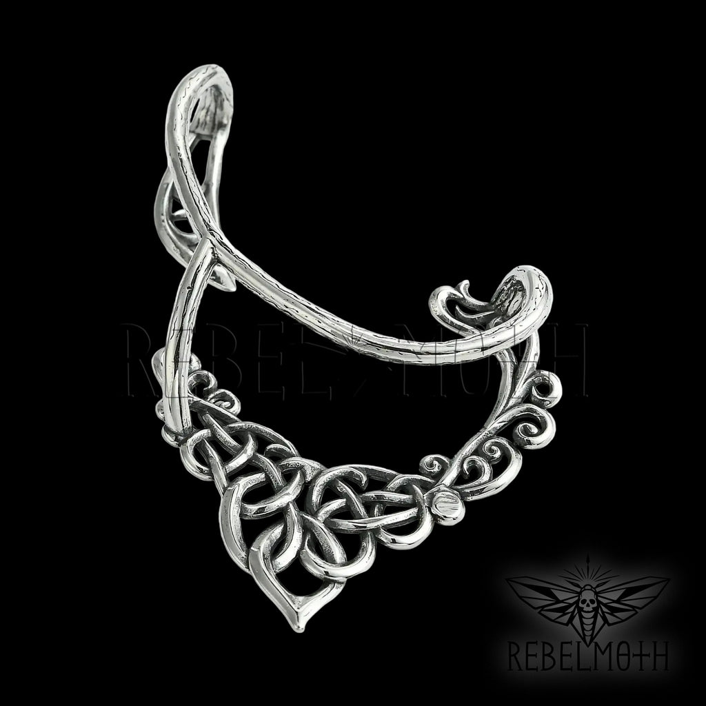 Dark Elf Ear Cuff – Celtic Knot No Piercing Ear Wrap