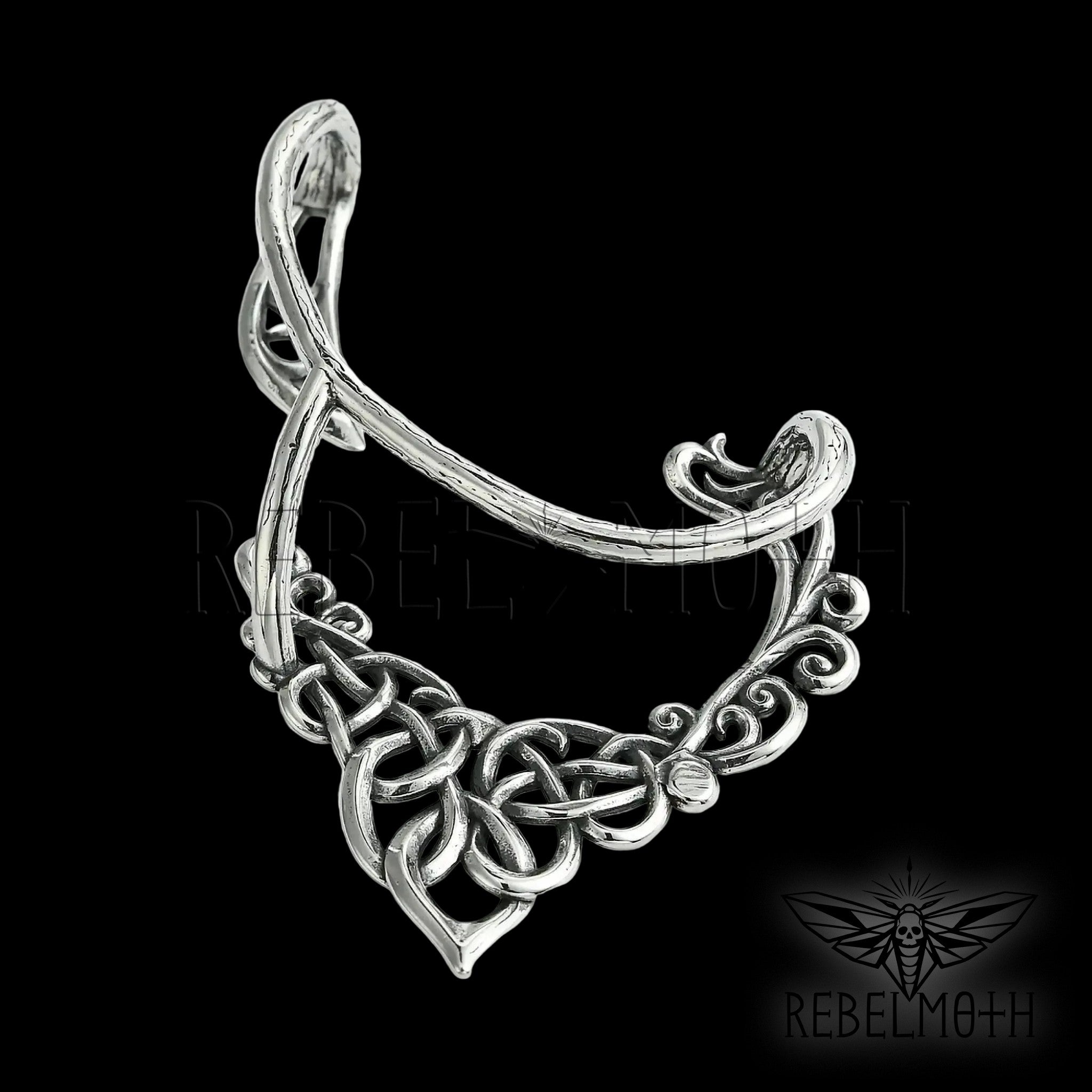 Dark Elf Ear Cuff – Celtic Knot No Piercing Ear Wrap