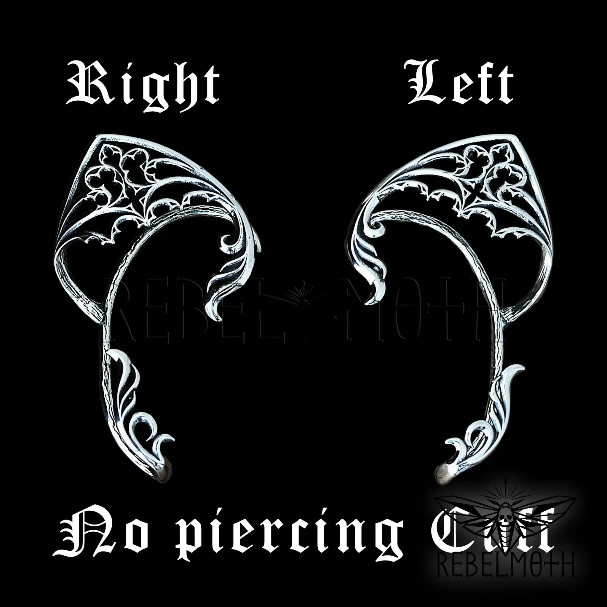 Gleamart Orecchino A Giro Halloween - Ear Cuff In Lega Per Cosplay, Donna, Gotico, Festa