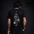 Serpent Sword T-Shirt – Gothic Snake Rose Tee